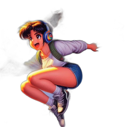 jacket, concept art, comic book art, pixel art transparent PNG cut-out