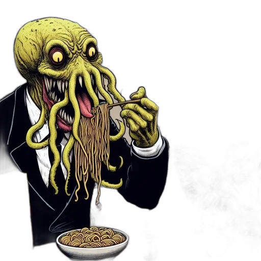 food, creature, concept art, comic book art transparent PNG cut-out