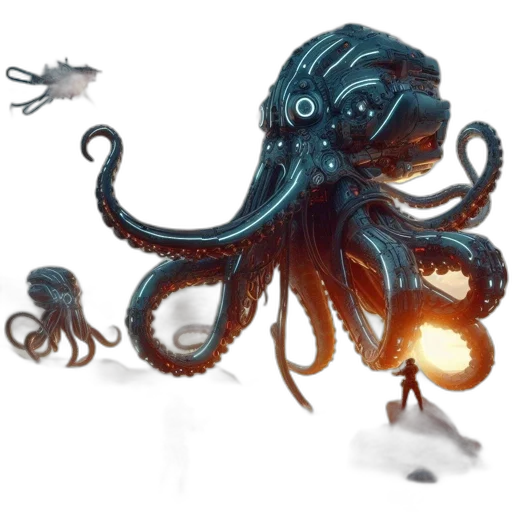 creature, animal, staff, concept art transparent PNG cut-out