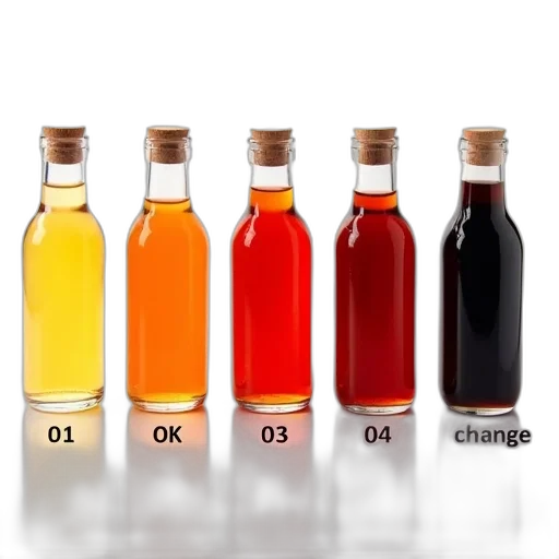 bottle, 3d render, colorful, earth tones transparent PNG cut-out