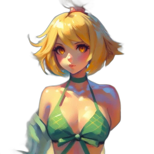 dress, staff, weapon, hat transparent PNG cut-out