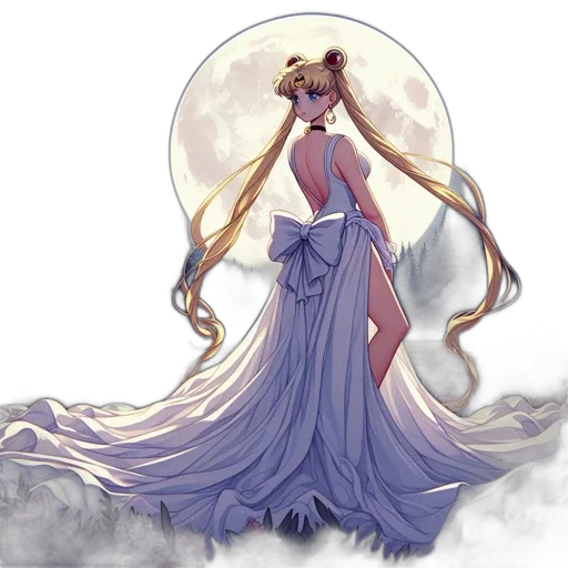 dress, staff, fantasy art, concept art transparent PNG cut-out