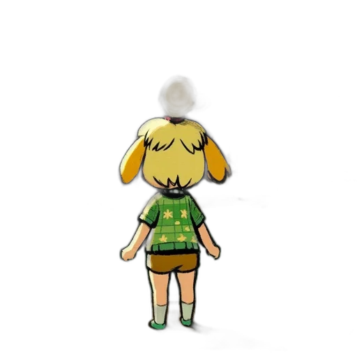 dress, staff, hat, animal transparent PNG cut-out
