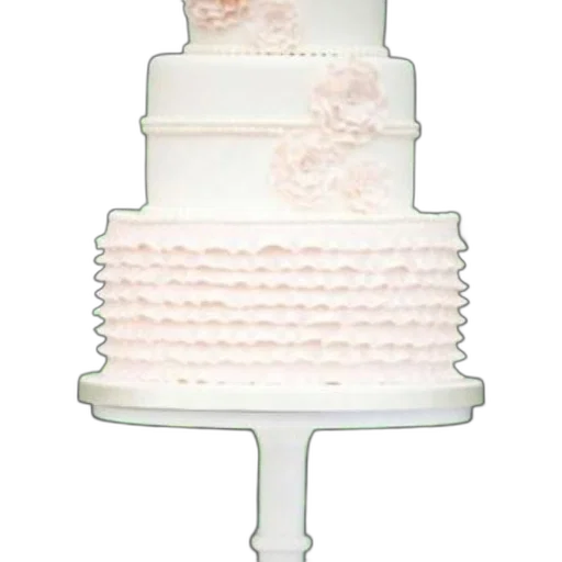 crown, 3d render, pastel, three-tiered transparent PNG cut-out