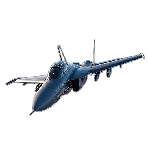 weapon, 3d render, fighter, jet transparent PNG cut-out