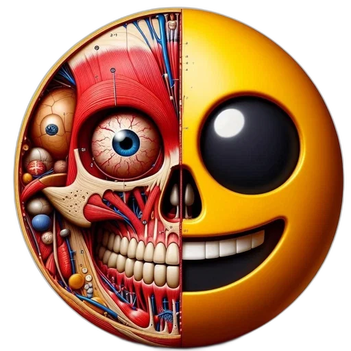 mask, face, robot, 3d render transparent PNG cut-out