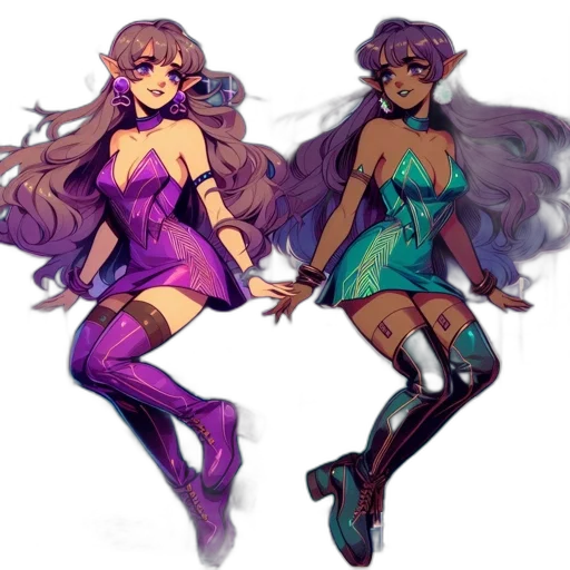 concept art, pixel art, vaporwave, fantasy art transparent PNG cut-out