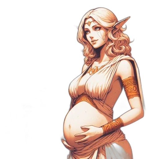 concept art, fantasy art, comic book art, pixel art transparent PNG cut-out