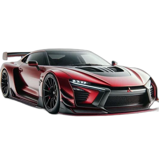 car, weapon, 3d render, photorealistic transparent PNG cut-out