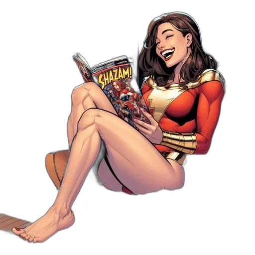 comic book art, concept art, cartoon, woman transparent PNG cut-out