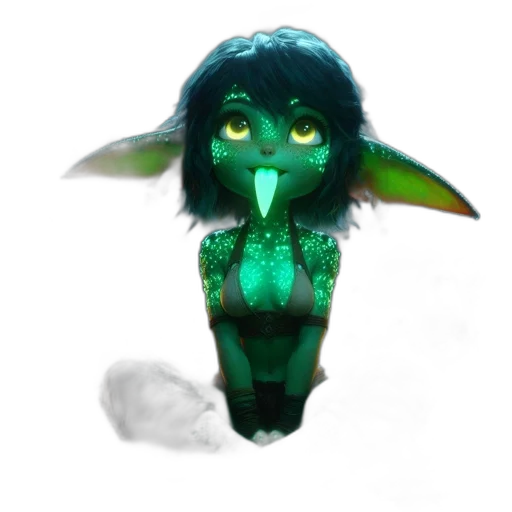 creature, staff, dragon, mask transparent PNG cut-out