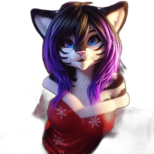 dress, mask, animal, staff transparent PNG cut-out