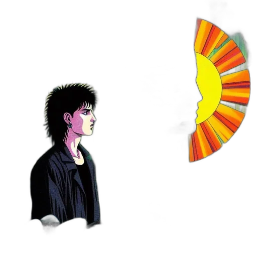 umbrella, hat, jacket, hair transparent PNG cut-out