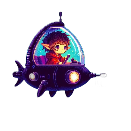 robot, staff, creature, weapon transparent PNG cut-out