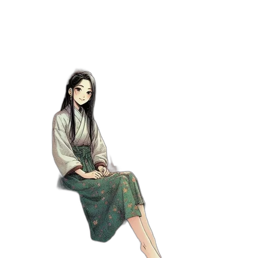 dress, staff, creature, pixel art transparent PNG cut-out