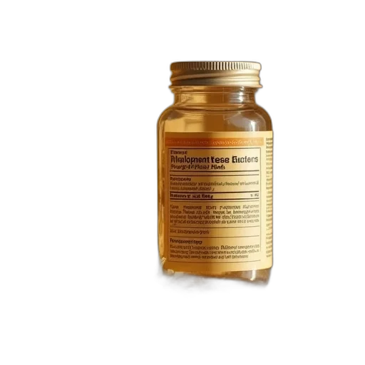 bottle, crown, ingredients, label transparent PNG cut-out
