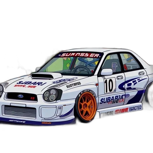 car, photorealistic, concept art, anime transparent PNG cut-out