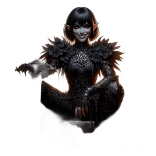 creature, fantasy art, concept art, 3d render transparent PNG cut-out