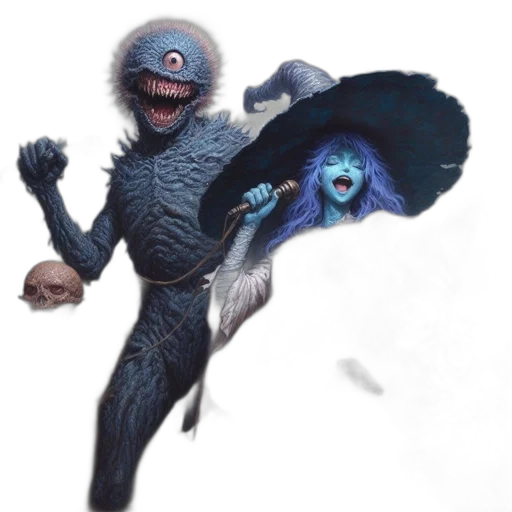 creature, mask, staff, animal transparent PNG cut-out