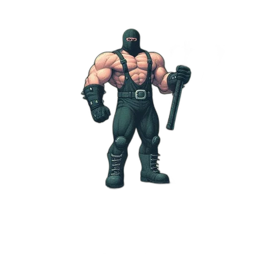 weapon, robot, staff, animal transparent PNG cut-out
