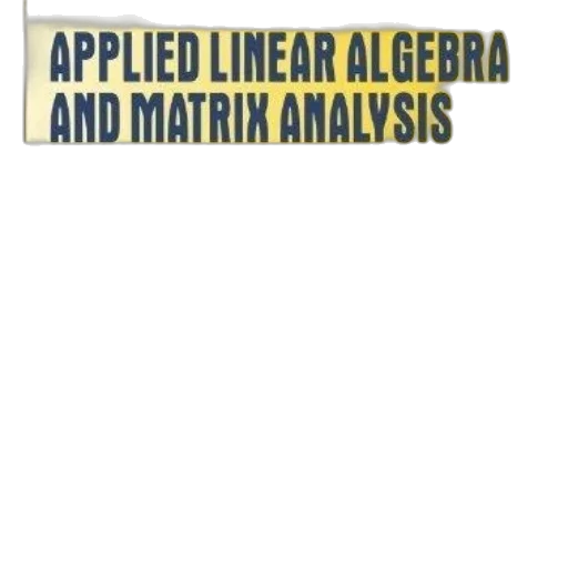 cover, applied, linear, algebra transparent PNG cut-out