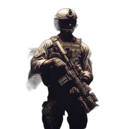 weapon, staff, mask, robot transparent PNG cut-out