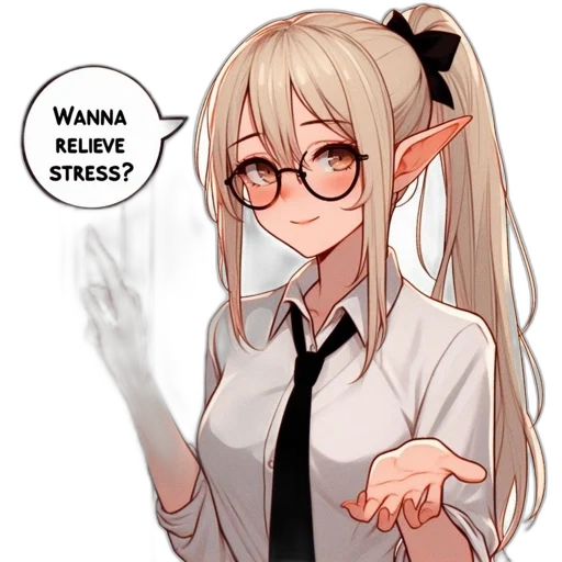 staff, dress, anime, concept art transparent PNG cut-out