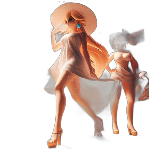 dress, hat, mask, creature transparent PNG cut-out