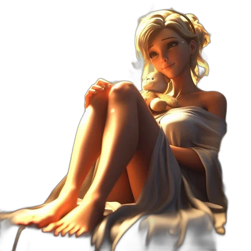 dress, staff, concept art, fantasy art transparent PNG cut-out
