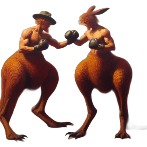 hat, animal, concept art, 3d render transparent PNG cut-out