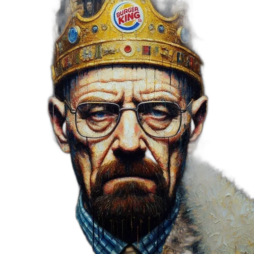 crown, face, jacket, food transparent PNG cut-out