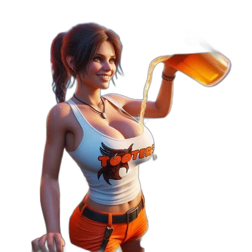 bottle, weapon, dress, staff transparent PNG cut-out