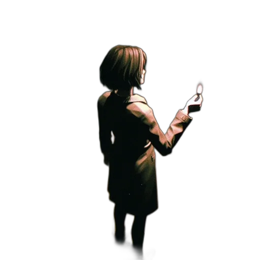 staff, jacket, weapon, robot transparent PNG cut-out