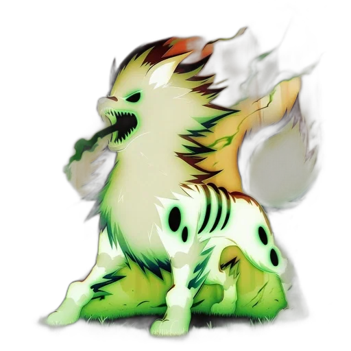 dragon, creature, animal, staff transparent PNG cut-out