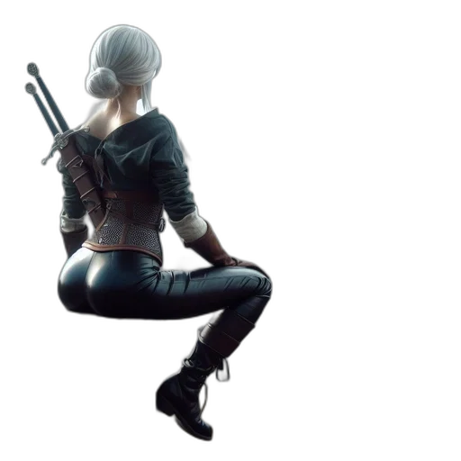 weapon, jacket, staff, sword transparent PNG cut-out