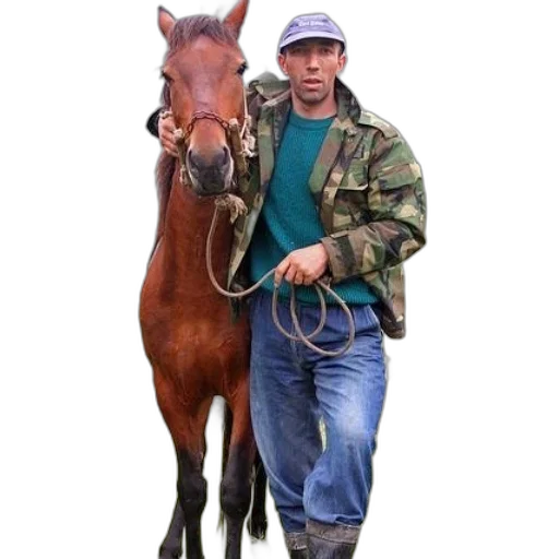 animal, staff, jacket, hat transparent PNG cut-out