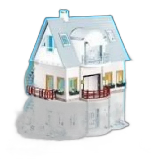 building, 3d render, concept art, photorealistic transparent PNG cut-out