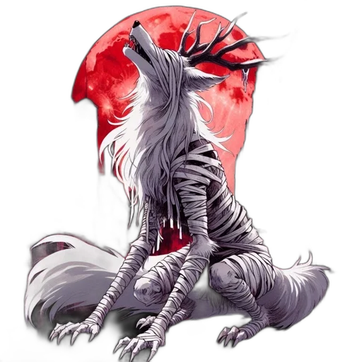 dragon, creature, animal, staff transparent PNG cut-out