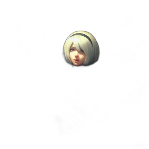 face, creature, staff, robot transparent PNG cut-out