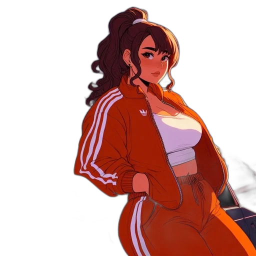 jacket, dress, concept art, anime transparent PNG cut-out