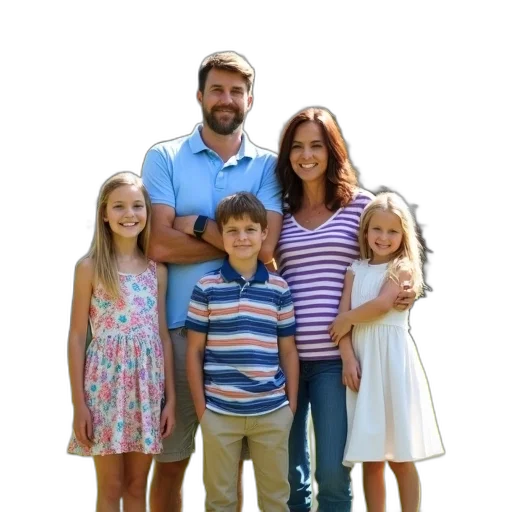 dress, photorealistic, pastel, family transparent PNG cut-out