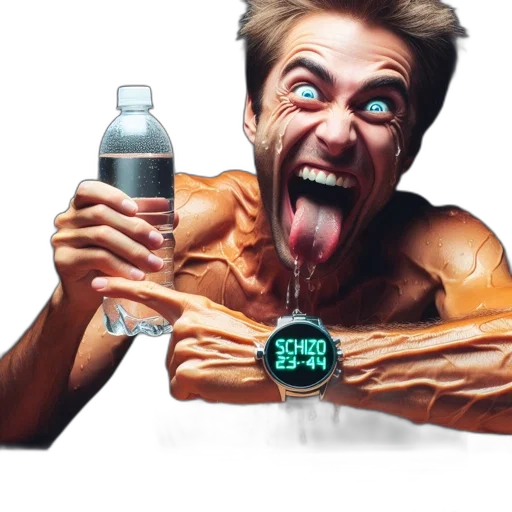bottle, food, creature, photorealistic transparent PNG cut-out
