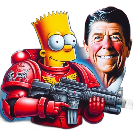 weapon, robot, pixel art, cartoon transparent PNG cut-out