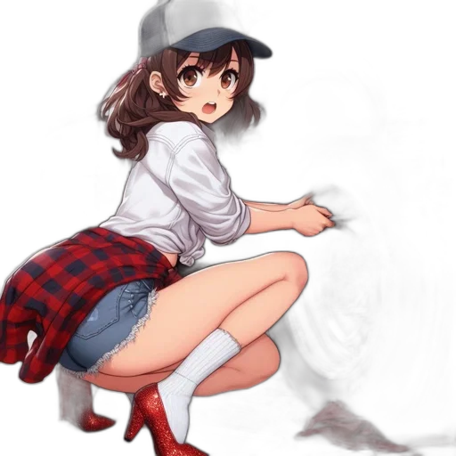 hat, dress, weapon, creature transparent PNG cut-out