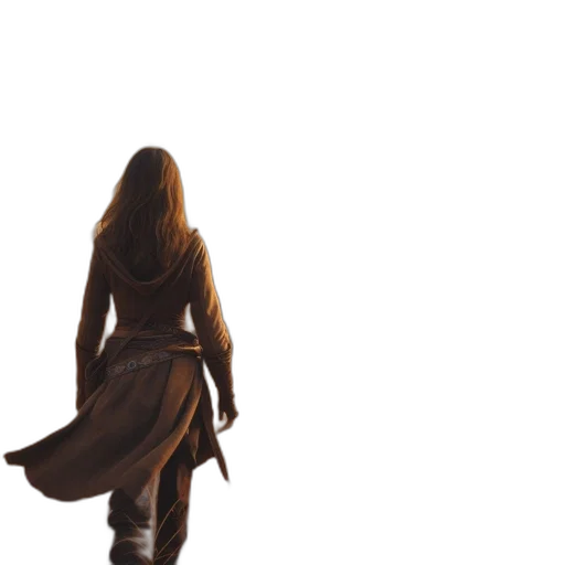 dress, sword, jacket, staff transparent PNG cut-out