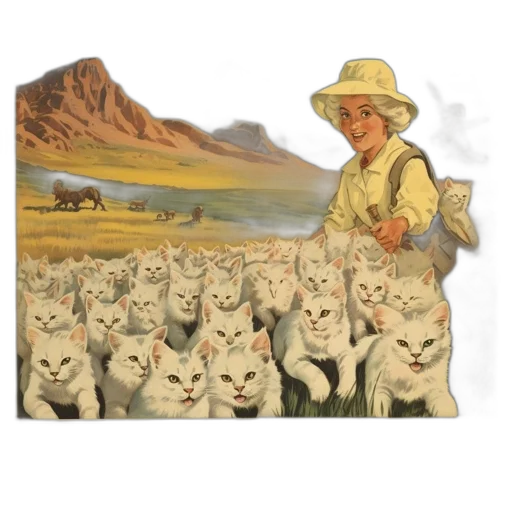 animal, concept art, oil painting, photorealistic transparent PNG cut-out