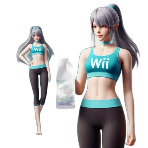 concept art, 3d render, fantasy art, vaporwave transparent PNG cut-out