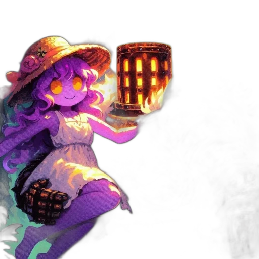 staff, hat, concept art, fantasy art transparent PNG cut-out