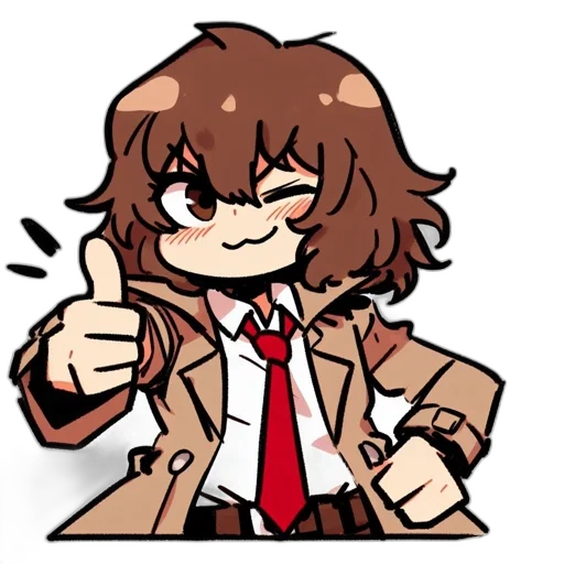 jacket, staff, weapon, cartoon transparent PNG cut-out
