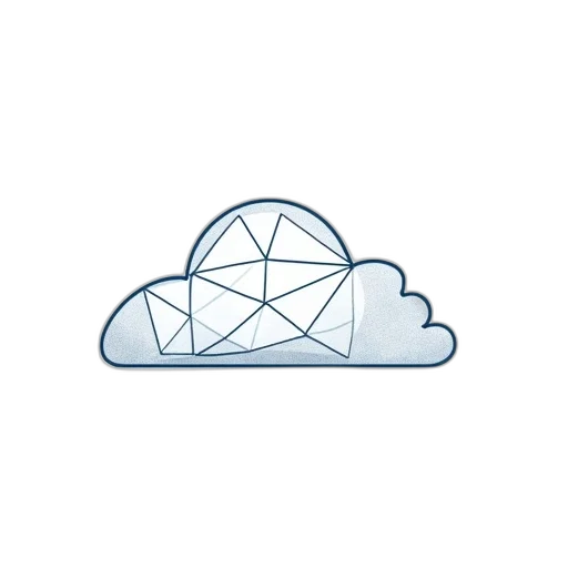 crown, pixel art, blue, stylized transparent PNG cut-out
